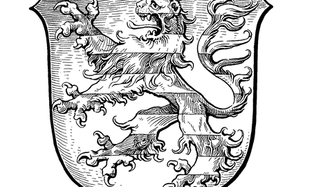 Das offizielle Staatswappen des Volksstaats Hessen von 1920, Das offizielle Staatswappen des Volksstaats Hessen von 1920,