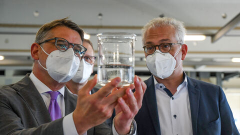 Zu Besuch im Brauchwasserwerk des Wasserverbandes Hessisches Ried Zu Besuch im Brauchwasserwerk des Wasserverbandes Hessisches Ried