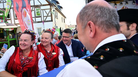 Ministerpräsident Boris Rhein eröffnet Hessentag 2023 in Pfungstadt Ministerpräsident Boris Rhein eröffnet Hessentag 2023 in Pfungstadt