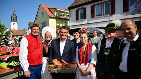 Ministerpräsident Boris Rhein eröffnet Hessentag 2023 in Pfungstadt Ministerpräsident Boris Rhein eröffnet Hessentag 2023 in Pfungstadt