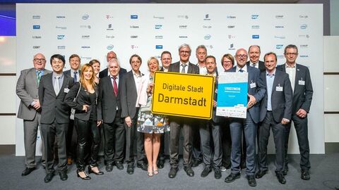 Gruppenbild Auftakt Digitalstadt Darmstadt Gruppenbild Auftakt Digitalstadt Darmstadt