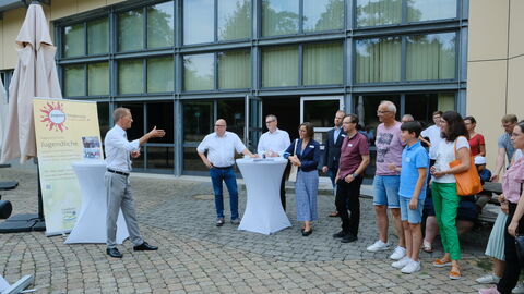 Staatsminister Axel Wintermeyer auf Sommerreise zun den Finalisten des Demografie-Preises 2022 Staatsminister Axel Wintermeyer auf Sommerreise zun den Finalisten des Demografie-Preises 2022